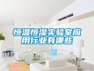 知識百科恒溫恒濕實驗室應用行業有哪些