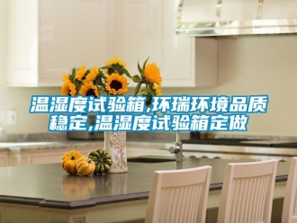 企業新聞溫濕度試驗箱,環瑞環境品質穩定,溫濕度試驗箱定做