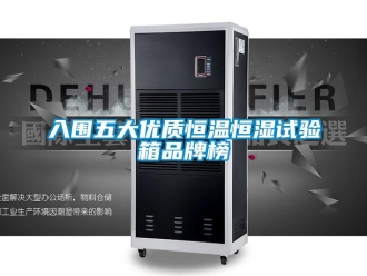 知識(shí)百科入圍五大優(yōu)質(zhì)恒溫恒濕試驗(yàn)箱品牌榜
