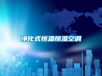 知識百科凈化式恒溫恒濕空調(diào)