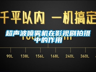 企業新聞超聲波噴霧機在影視劇拍攝中的作用