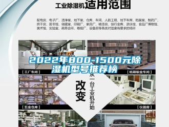 企業新聞2022年800-1500元除濕機型號推薦榜
