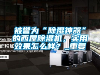 企業新聞被譽為“除濕神器”的西屋除濕機，實用效果怎么樣？_重復
