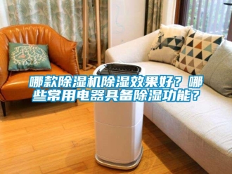 行業新聞哪款除濕機除濕效果好？哪些常用電器具備除濕功能？
