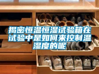 知識百科揭密恒溫恒濕試驗箱在試驗中是如何來控制溫濕度的呢