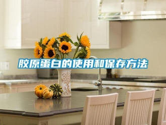 行業新聞膠原蛋白的使用和保存方法