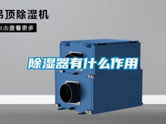 行業新聞除濕器有什么作用