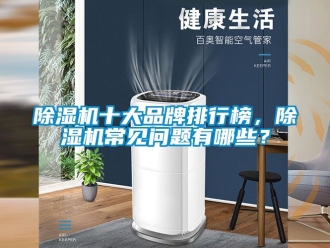 企業新聞除濕機十大品牌排行榜，除濕機常見問題有哪些？