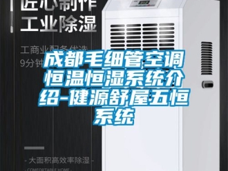 知識百科成都毛細(xì)管空調(diào)恒溫恒濕系統(tǒng)介紹-健源舒屋五恒系統(tǒng)