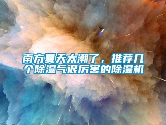 行業(yè)新聞南方夏天太潮了，推薦幾個(gè)除濕氣很厲害的除濕機(jī)