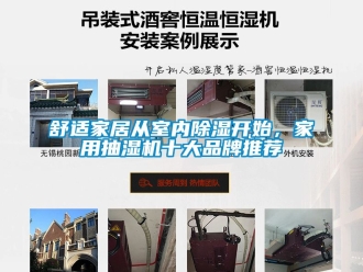 企業新聞舒適家居從室內除濕開始，家用抽濕機十大品牌推薦