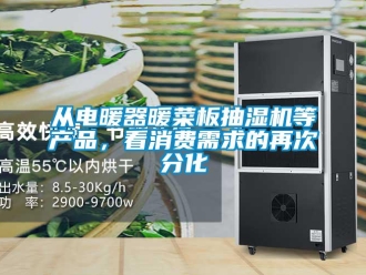 企業新聞從電暖器暖菜板抽濕機等產品，看消費需求的再次分化