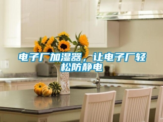企業(yè)新聞電子廠加濕器，讓電子廠輕松防靜電