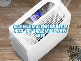知識(shí)百科恒溫恒濕試驗(yàn)箱的操作注意事項(xiàng) 恒溫恒濕試驗(yàn)箱工作原理