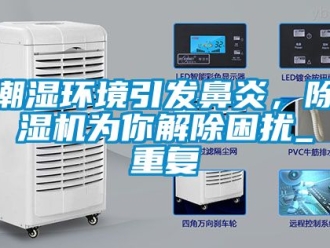 企業新聞潮濕環境引發鼻炎，除濕機為你解除困擾_重復