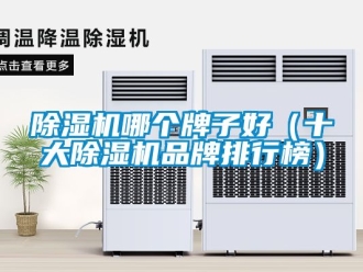 企業新聞除濕機哪個牌子好（十大除濕機品牌排行榜）