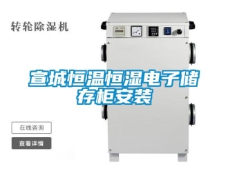 知識百科宣城恒溫恒濕電子儲存柜安裝
