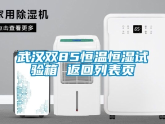 知識百科武漢雙85恒溫恒濕試驗箱 返回列表頁