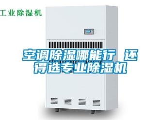 行業(yè)新聞空調(diào)除濕哪能行 還得選專業(yè)除濕機(jī)