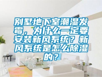 企業新聞別墅地下室潮濕發霉，為什么一定要安裝新風系統？新風系統是怎么除濕的？