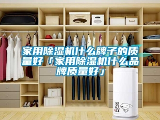 企業新聞家用除濕機什么牌子的質量好「家用除濕機什么品牌質量好」