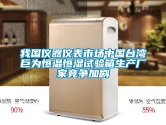知識百科我國儀器儀表市場中國臺灣巨為恒溫恒濕試驗(yàn)箱生產(chǎn)廠家競爭加劇