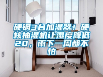 企業新聞硬鋼3臺加濕器！硬核抽濕機讓濕度降低20，雨下一周都不怕