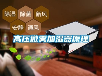 企業(yè)新聞高壓微霧加濕器原理