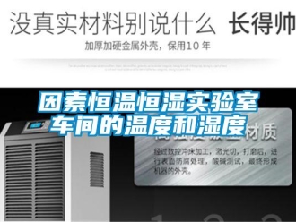 知識百科因素恒溫恒濕實驗室車間的溫度和濕度