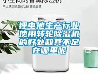 行業新聞鋰電池生產行業使用轉輪除濕機的好處和其不足在哪里呢