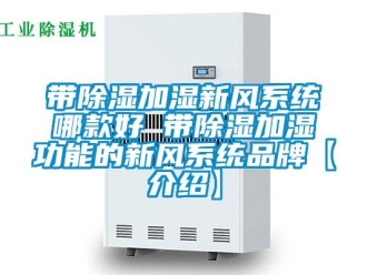 行業新聞帶除濕加濕新風系統哪款好 帶除濕加濕功能的新風系統品牌【介紹】
