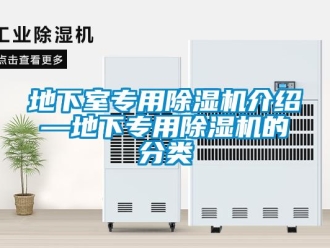 行業(yè)新聞地下室專用除濕機(jī)介紹—地下專用除濕機(jī)的分類