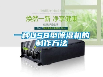 行業新聞一種USB型除濕機的制作方法