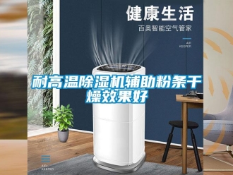 行業(yè)新聞耐高溫除濕機輔助粉條干燥效果好