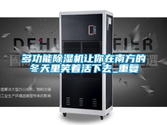 行業新聞多功能除濕機讓你在南方的冬天里笑著活下去_重復