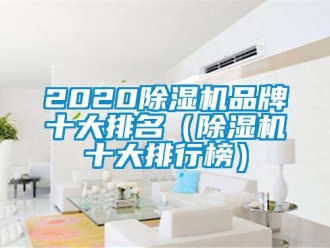 企業新聞2020除濕機品牌十大排名（除濕機十大排行榜）