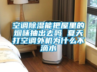 行業(yè)新聞空調(diào)除濕能把屋里的煙味抽出去嗎 夏天打空調(diào)外機(jī)為什么不滴水
