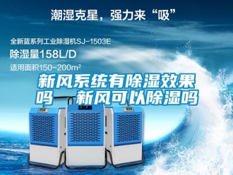 行業新聞新風系統有除濕效果嗎  新風可以除濕嗎