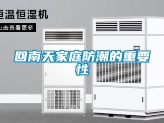 行業(yè)新聞回南天家庭防潮的重要性
