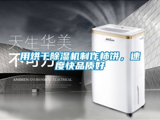 行業新聞用烘干除濕機制作柿餅，速度快品質好