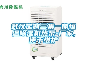 企業新聞武漢定制三集一體恒溫除濕機熱泵-廠家,便于維護