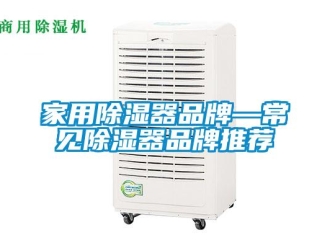 行業新聞家用除濕器品牌—常見除濕器品牌推薦