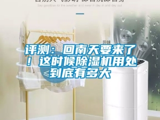 行業新聞評測：回南天要來了！這時候除濕機用處到底有多大