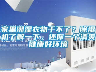 行業(yè)新聞家里潮濕衣物干不了？除濕機(jī)了解一下，還你一個清爽健康好環(huán)境