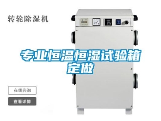 知識百科專業恒溫恒濕試驗箱定做