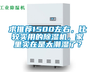 行業新聞求推薦1500左右，比較實用的除濕機，家里實在是太潮濕了？