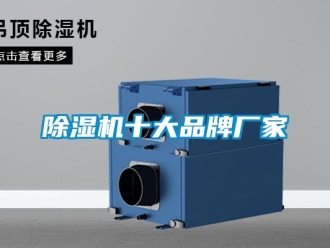 企業新聞除濕機十大品牌廠家