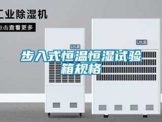 知識百科步入式恒溫恒濕試驗箱規格