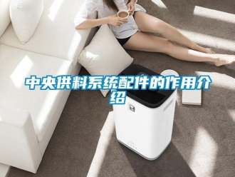 知識百科中央供料系統配件的作用介紹