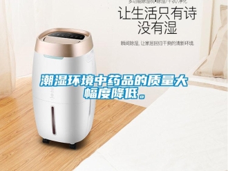 企業(yè)新聞潮濕環(huán)境中藥品的質(zhì)量大幅度降低。